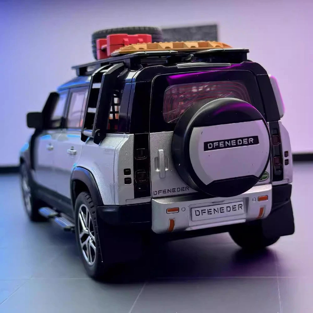 [TOY] 1:22 Land Rover 2020 Defender 110 argento modellino di auto Die-Cast