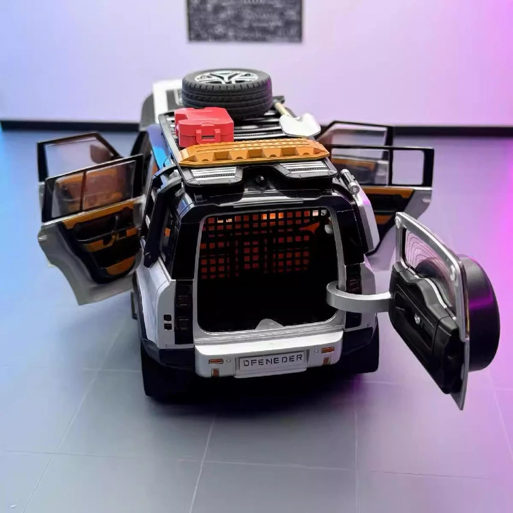 [TOY] 1:22 Land Rover 2020 Defender 110 Silver Model Car Die-Cast