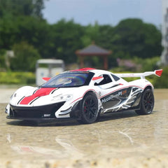 [TOY] 1:22 McLaren 2013 P1 GTR White Model Car Die-Cast