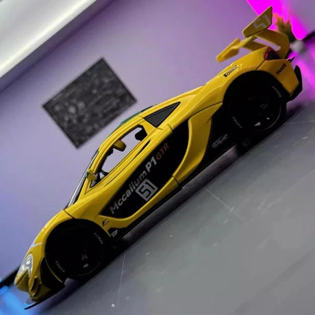 [TOY] 1:22 McLaren 2013 P1 GTR Yellow Model Car Die-Cast