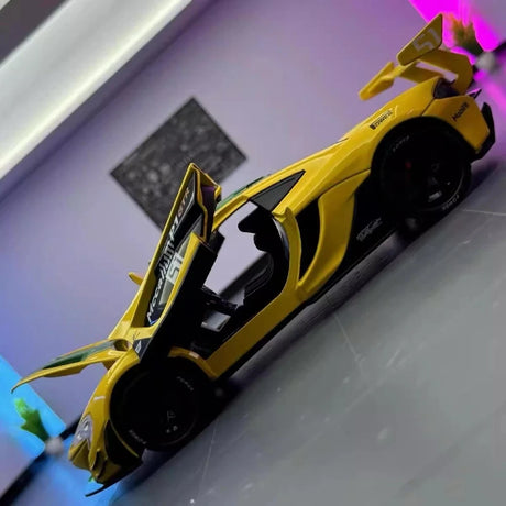 [TOY] 1:22 McLaren 2013 P1 GTR Yellow Model Car Die-Cast