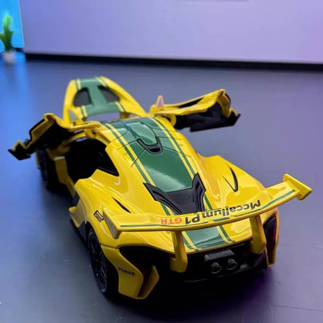 [TOY] 1:22 McLaren 2013 P1 GTR Yellow Model Car Die-Cast