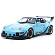 [TOY] 1:22 Porsche 1993 964 RWB Blue Model Car Die-Cast