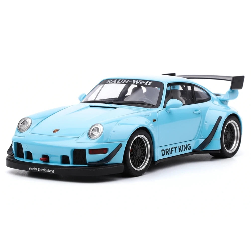 [TOY] 1:22 Porsche 1993 964 RWB blu modellino di auto Die-Cast