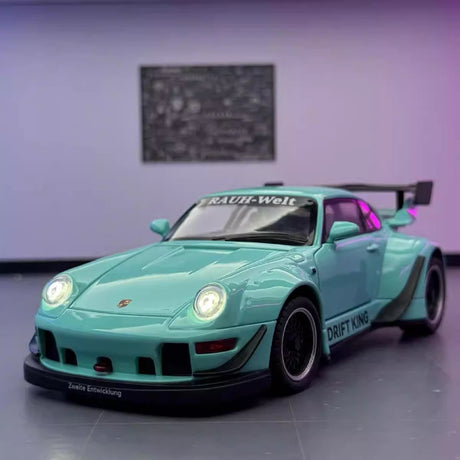 Porsche 1993 964 RWB Blue 1:22 – Valuvalettu näyttömalli