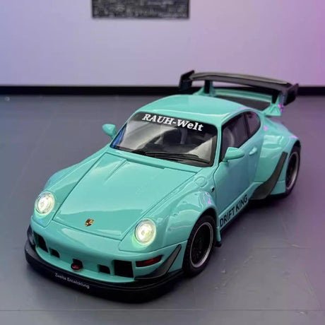 Porsche 1993 964 RWB Blue 1:22 – Valuvalettu näyttömalli