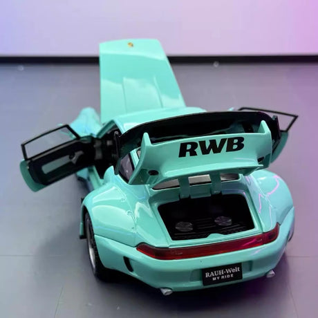 Porsche 1993 964 RWB Blue 1:22 – Valuvalettu näyttömalli