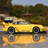 [TOY] 1:22 Porsche 1993 964 RWB Yellow Model Car Die-Cast