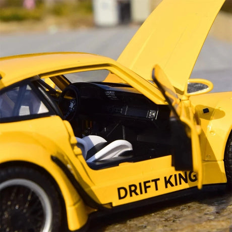 [TOY] 1:22 Porsche 1993 964 RWB Yellow pienoismalli Die-Cast