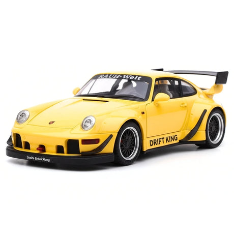 [TOY] 1:22 Porsche 1993 964 RWB Yellow pienoismalli Die-Cast