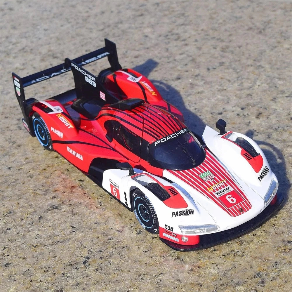 [TOY] 1:22 Porsche 2023 963 LMDh #6 Model Car Die-Cast