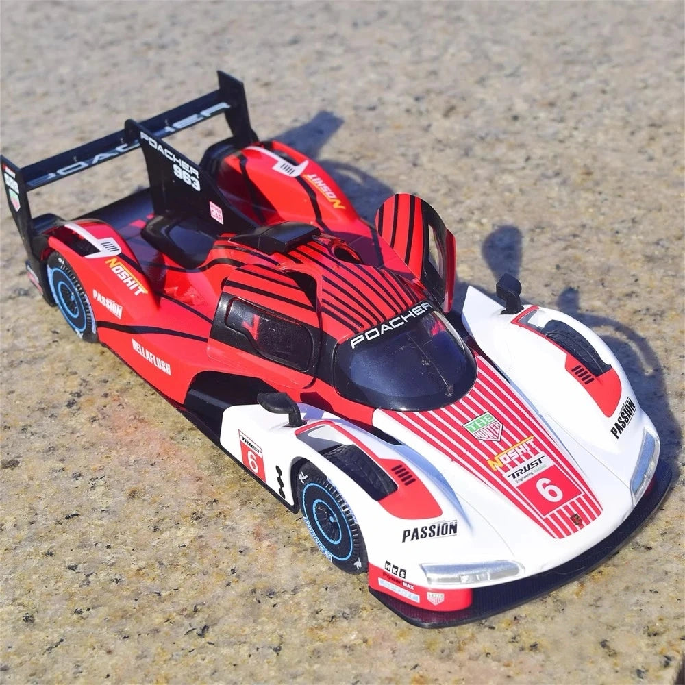 [TOY] 1:22 Porsche 2023 963 LMDh #6 Model Car Die-Cast