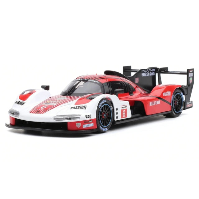 [TOY] 1:22 Porsche 2023 963 LMDh #6 Model Car Die-Cast