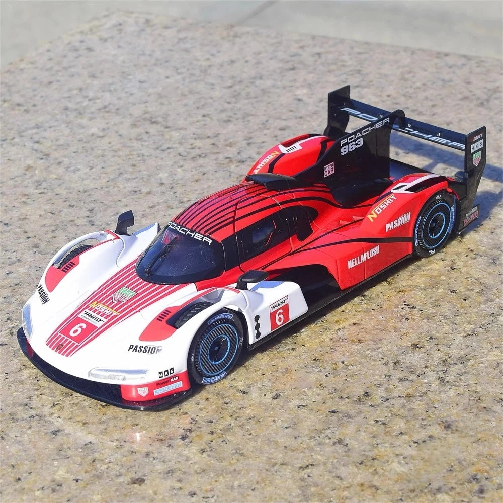 [TOY] 1:22 Porsche 2023 963 LMDh #6 Model Car Die-Cast