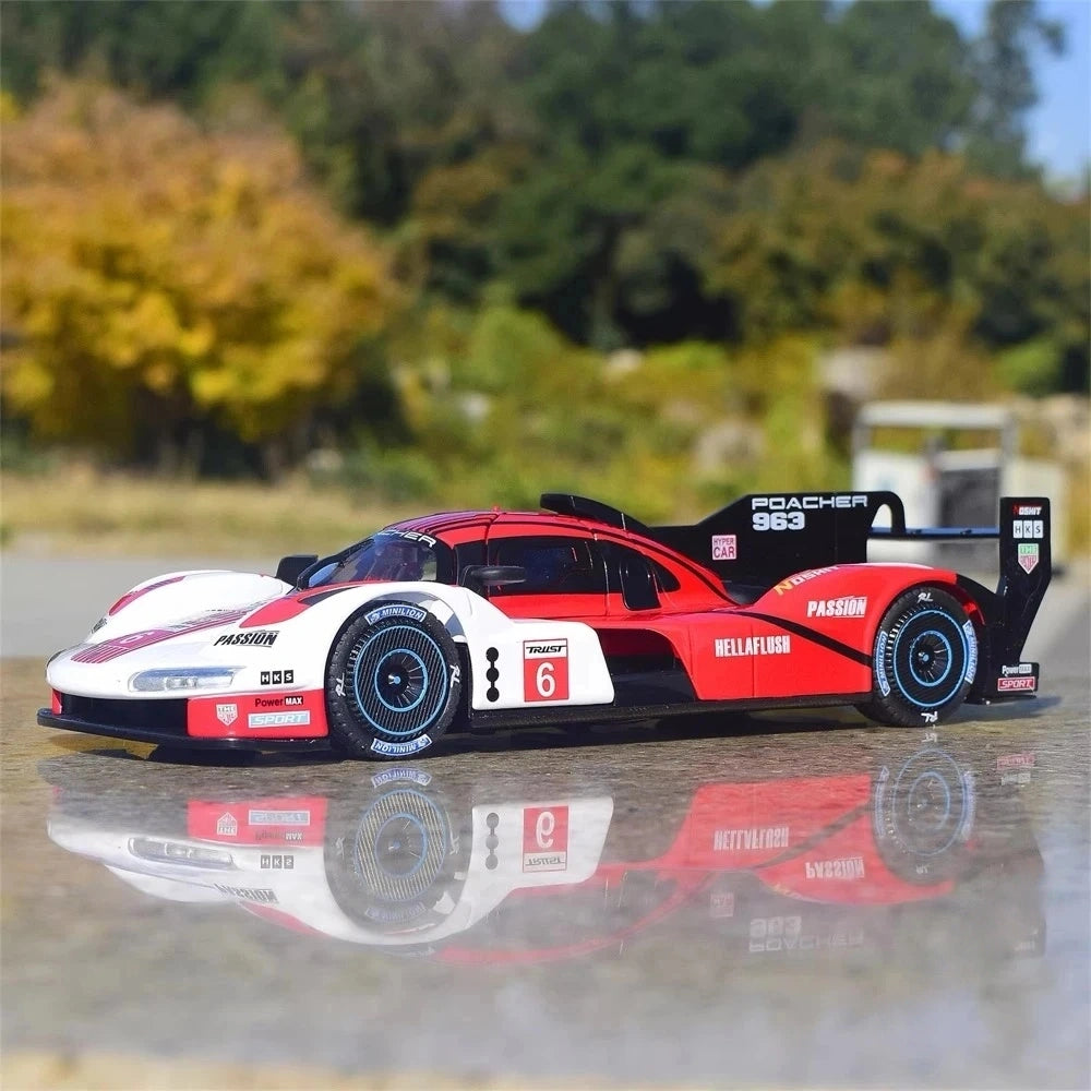 [TOY] 1:22 Porsche 2023 963 LMDh #6 Model Car Die-Cast