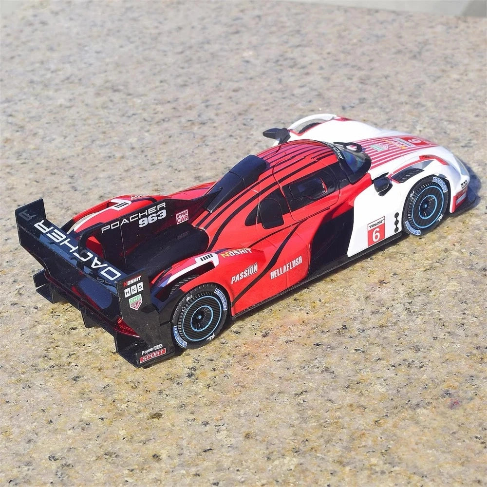 [TOY] 1:22 Porsche 2023 963 LMDh #6 Model Car Die-Cast