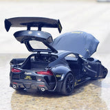 [TOY] 1:22 Toyota 2019 Supra A90 LBWK zwart modelauto Die-Cast