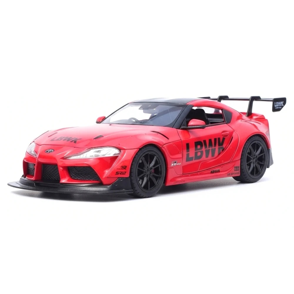 [TOY] 1:22 Toyota 2019 Supra A90 LBWK Red Model Car Die-Cast