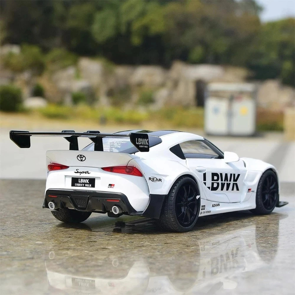 [TOY] 1:22 Toyota 2019 Supra A90 LBWK White Model Car Die-Cast
