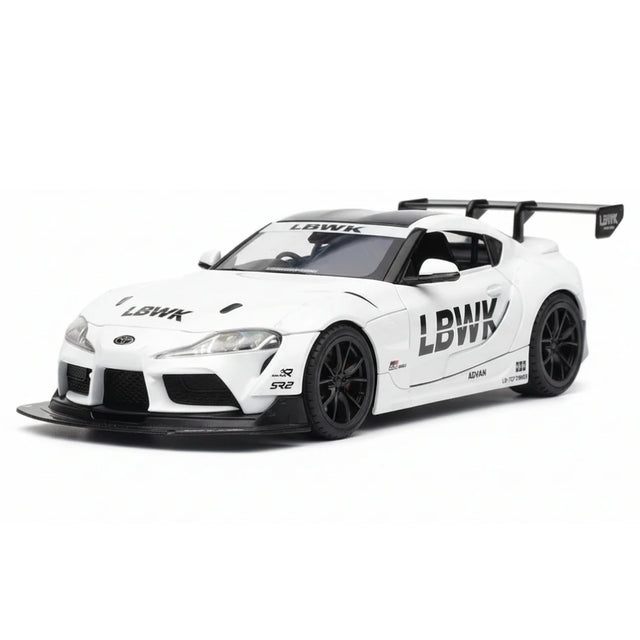 [TOY] 1:22 Toyota 2019 Supra A90 LBWK White Model Car Die-Cast