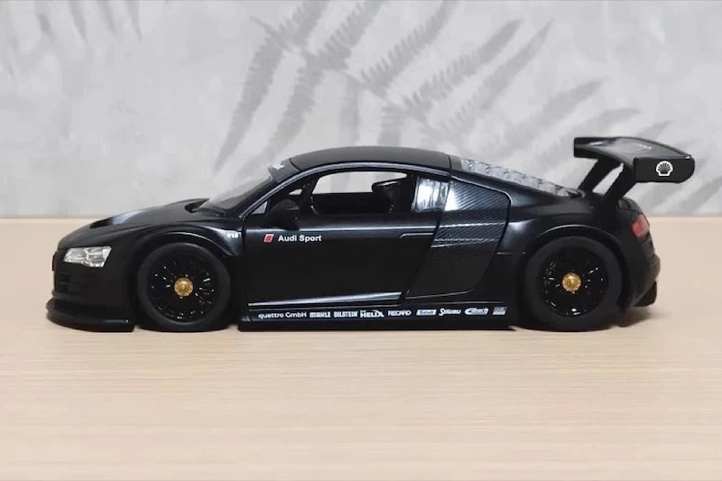 [TOY] 1:24 Audi 2008 R8 LMS GT3 Black Model Car Die-Cast
