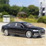 [TOY] 1:24 Audi 2017 A8 Black Model Car Die-Cast