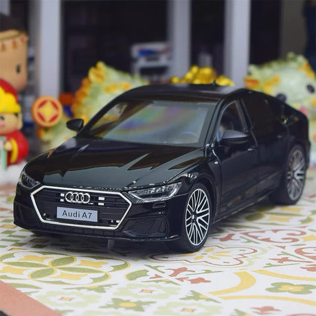 [TOY] 1:24 Audi 2018 A7 Black Model Car Die-Cast