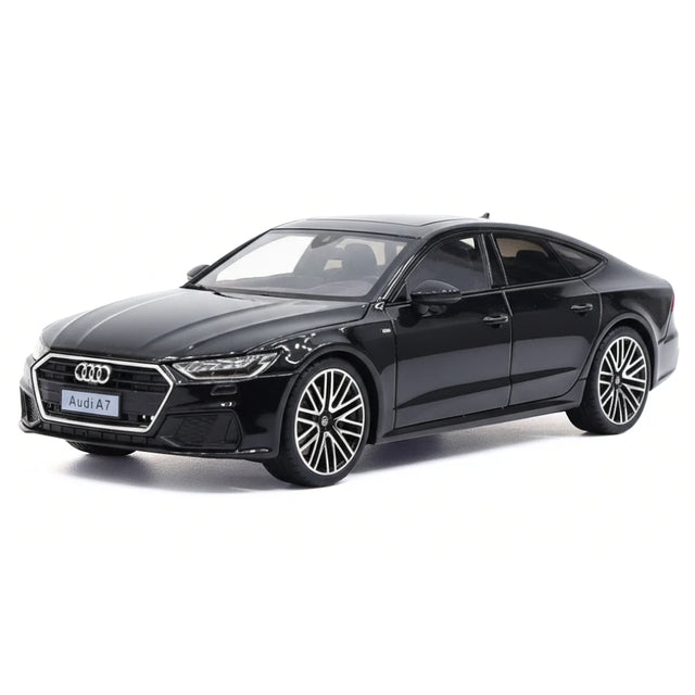 Audi 2018 A7 Black 1:24 – model wyświetlacza odlewany z odlewu