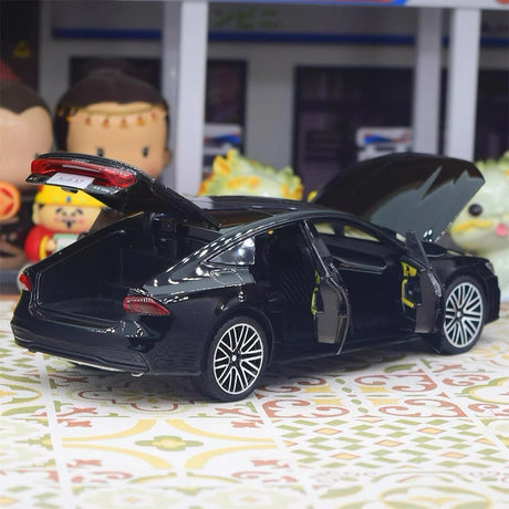 [TOY] 1:24 Audi 2018 A7 Black Model Car Die-Cast