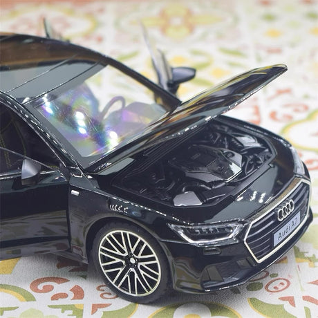 [TOY] 1:24 Audi 2018 A7 Black Model Car Die-Cast