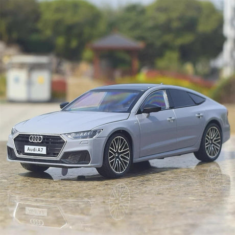 [TOY] 1:24 Audi 2018 A7 Gray Model Car Die-Cast