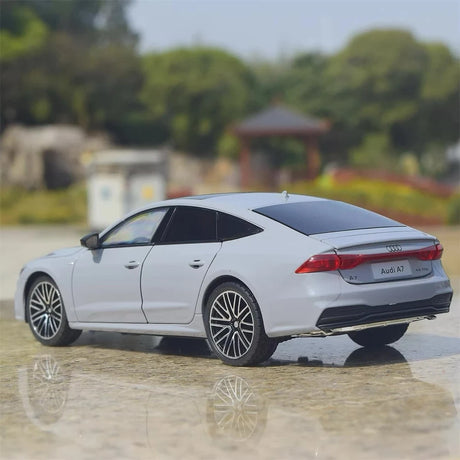 [TOY] 1:24 Audi 2018 A7 Gray Model Car Die-Cast