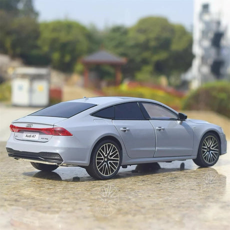 [TOY] 1:24 Audi 2018 A7 Gray Model Car Die-Cast