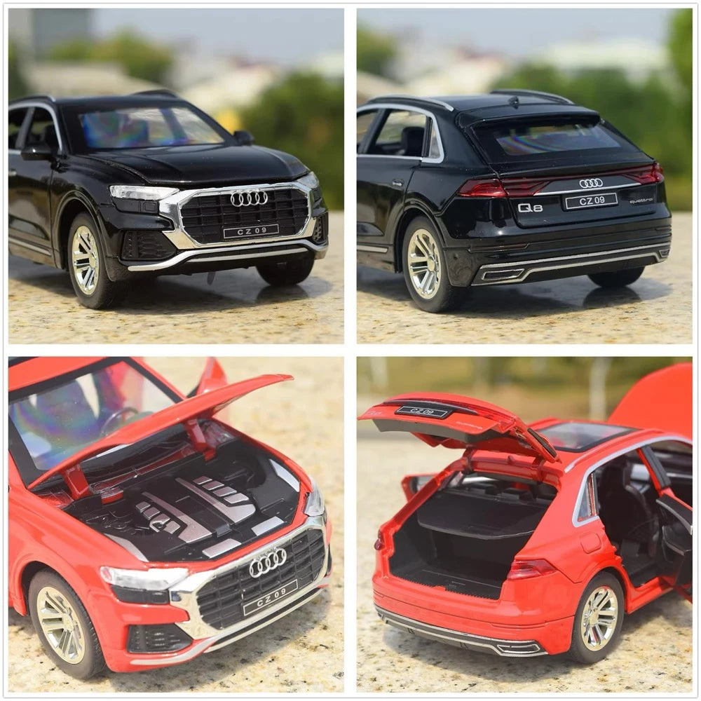 [TOY] 1:24 Audi 2018 Q8 Red Model Car Die-Cast