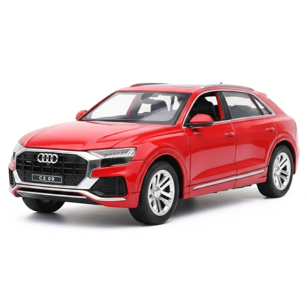 [TOY] 1:24 Audi 2018 Q8 Red Model Car Die-Cast