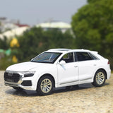 [TOY] 1:24 Audi 2018 Q8 blanc voiture miniature Die-Cast