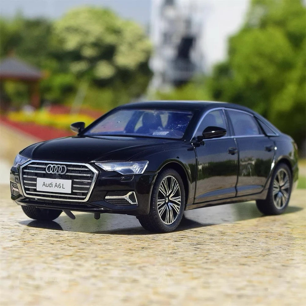 [TOY] 1:24 Audi 2019 A6 L Black Model Car Die-Cast