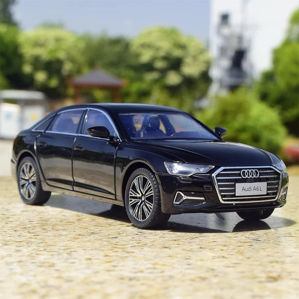 [TOY] 1:24 Audi 2019 A6 L Black Model Car Die-Cast