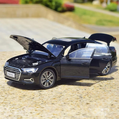[TOY] 1:24 Audi 2019 A6 L Black Model Car Die-Cast