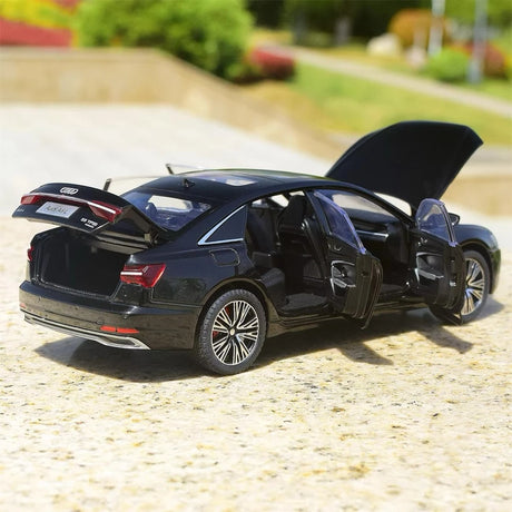 [TOY] 1:24 Audi 2019 A6 L Black Model Car Die-Cast