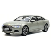 Audi 2019 A6 L harmaa 1:24 – painevalettu pienoismalli esillepanoon