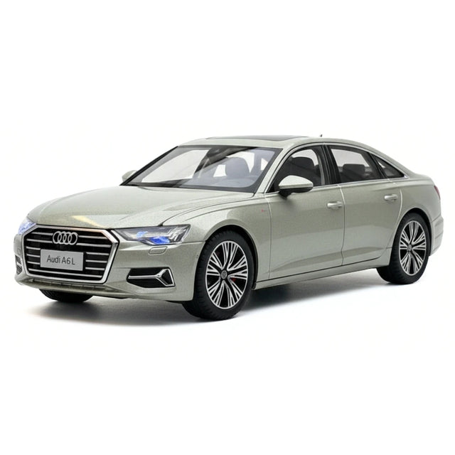 Audi 2019 A6 L Gray 1:24 – Valuvalettu näyttömalli