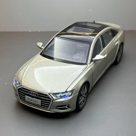 [TOY] 1:24 Audi 2019 A6 L Gray Model Car Die-Cast