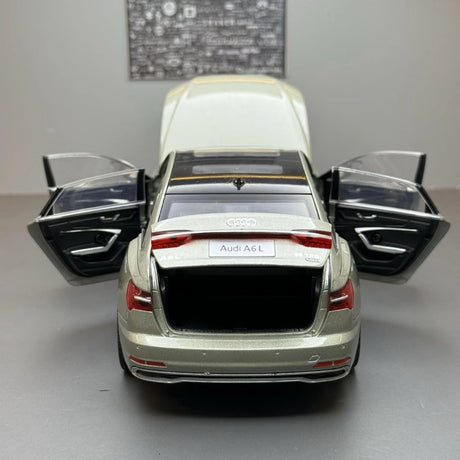 [TOY] 1:24 Audi 2019 A6 L Gray Model Car Die-Cast