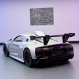 Audi 2019 R8 LMS GT2 Silver 1:24 – Valuvalettu näyttömalli