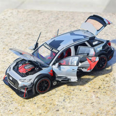 [TOY] 1:24 Audi 2019 RS6 Betsafe C8 Gray Model Car Die-Cast
