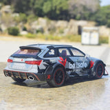 [TOY] 1:24 Audi 2019 RS6 Betsafe C8 Gray Model Car Die-Cast