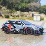 [TOY] 1:24 Audi 2019 RS6 Betsafe C8 Gray Model Car Die-Cast