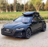 [TOY] 1:24 Audi 2019 RS6 C8 svart modellbil Die-Cast