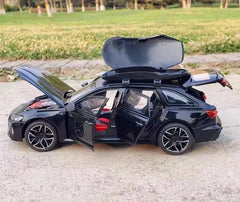 [TOY] 1:24 Audi 2019 RS6 C8 zwart modelauto Die-Cast